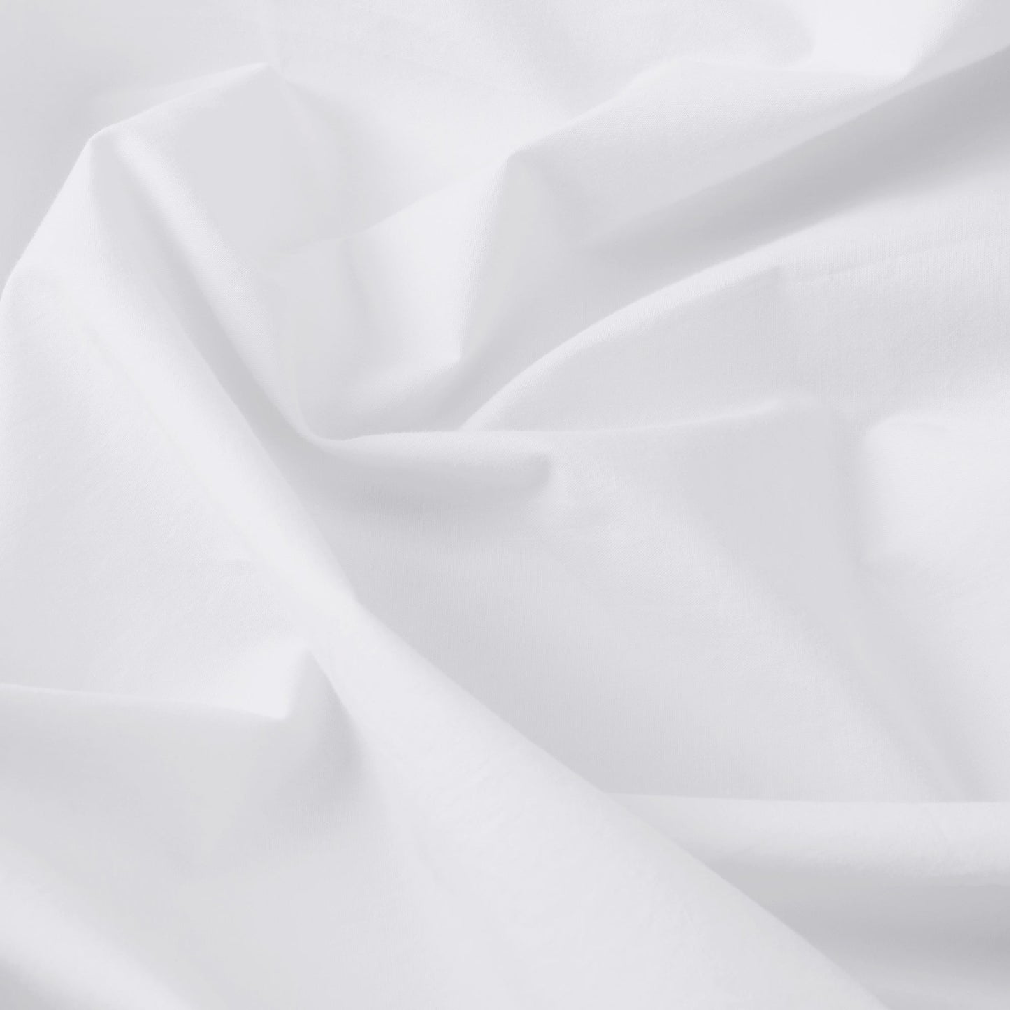 White Washed Cotton Percale Duvet Cover